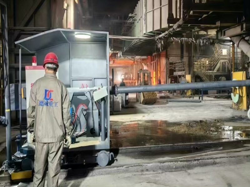 擋渣車客戶現(xiàn)場調(diào)試